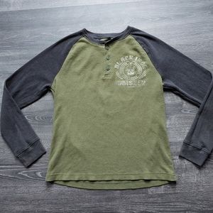 Black Iron Whiskey thermal shirt